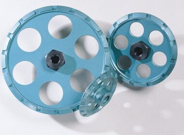 Crack Chaser Blade in 4 in diameter and there is an arbor for all popular right angle grinders.