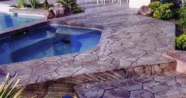 use more than one color as the base color, usually different shades of the same color to create realistic stone effect