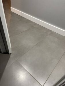 Tile Floor in a hallway