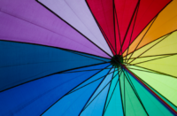 colorful umbrella