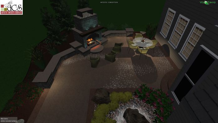 A concrete contractor can landscaping and CAD designs to its roster of services to diversify and gain customers