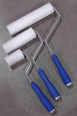 Porcupine roller, spike roller used when creating concrete countertops with GFRC