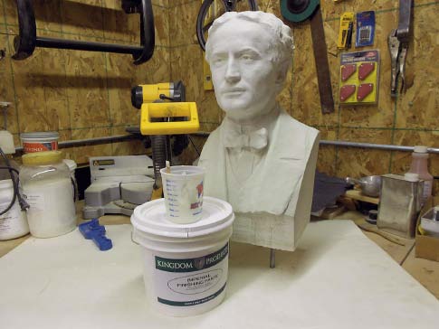 Whatever product you choose, apply the release to your model in a thin, even coat. Make sure you cover the entire model, especially areas with deep reveals or undercuts, where you will have to stretch the cured rubber molding material to release it from the model.