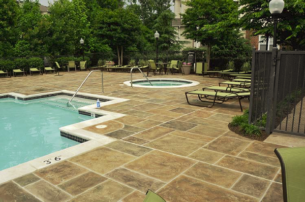 Overlays Under 1/4 Inch, Under 5,000 Square Feet, First Place Salzano Custom Concrete, Centreville, Va. Havenhill Appartments