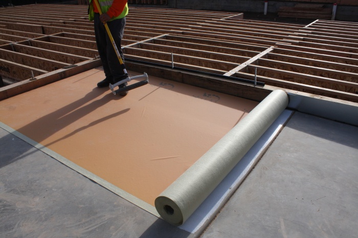 Skudo floor protection helps to protect your concrete work surface on the job site