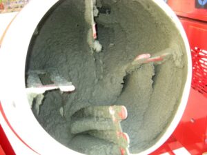 using a drum mixer for concrete countertops