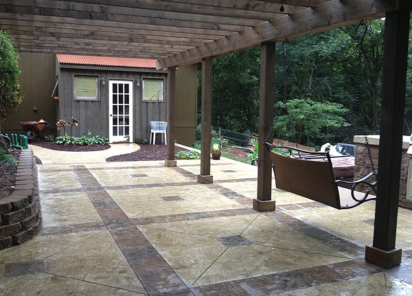 Decorative Residential Bedsworth Residence, Grain Valley, Mo. Bedsworth Family, Bakken Construction, Show Me Ready Mix LLC