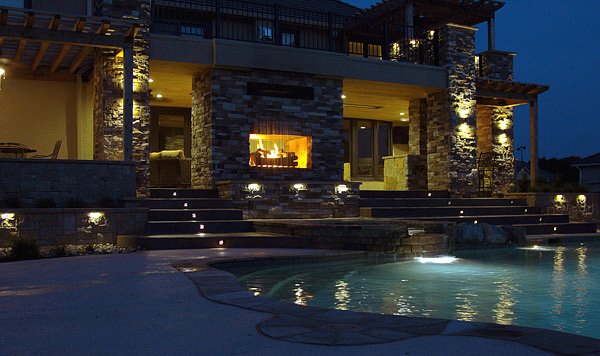 Judges Award Outdoor Living Space, Overland Park, Kan. Artistic Concrete Surfaces, Talon Concrete & Aggregates LLC, HD Engineering & Design Inc.