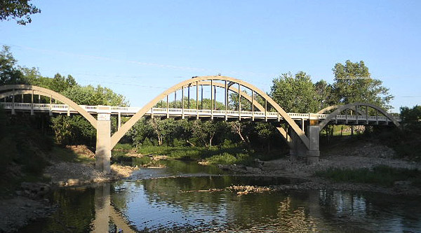 Bridge Restoration Creamery Bridge, Osawatomie, Kan. Miami County, Kan., PCI Roads. Pfefferkorn Design & Construction, Geiger Ready-Mix Co. Inc., H.W. Lochner