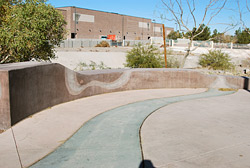 But when Owen Ondriskos crew at Stampco crafted cast-in-place benches and adjacent flatwork for a section of the Pittman Wash Trail in Henderson, they had to work around passersby during the day, then protect their work from vandals at night.