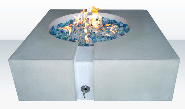 Concrete is not limited to kitchen or bath countertops. The possibilities include fire pits, water features, lounge chairs and more.