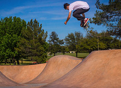 Decorative concrete Vandergriff Skatepark