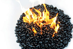 lava rock fire bowl Concrete Decor