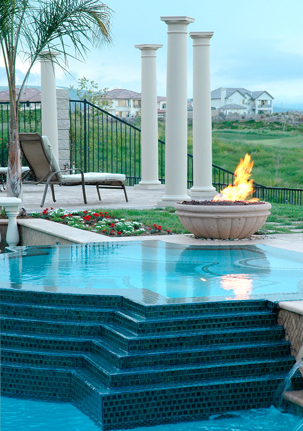 concrete scuppers turned into firebowl