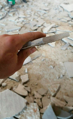 demolish concrete prior to using overlay