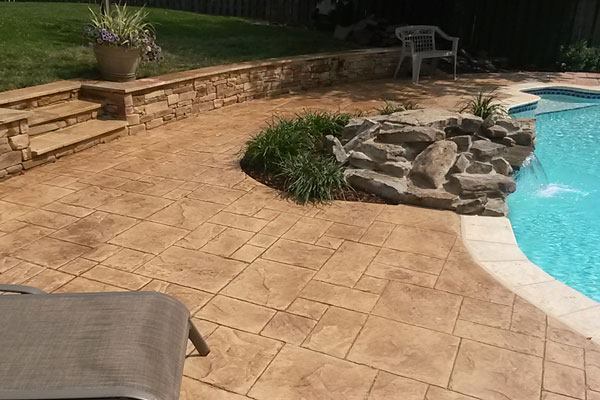 Cast-In-Place Stamped, Under 5,000 Square Feet, Second Place: Salzano Custom Concrete, Centreville, Virginia Architects Dream