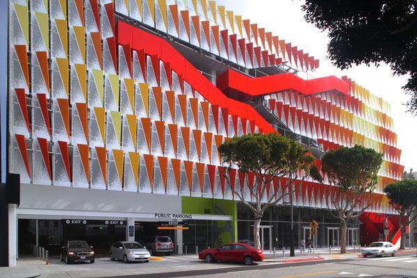 Architectural Concrete, Under 5,000 Square Feet, Second Place: Morley Builders/Morley Construction Co., Santa Monica, Calif. Santa Monica Parking Garage