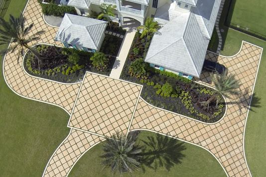 Cast-In-Place Stamped, Over 5,000 Square Feet, Second Place: Triple J Concrete Pumping LLC, Loxahatchee, Florida Wellington residence