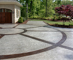 Concrete driveway, Virginia