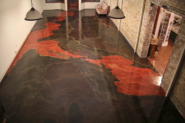 Metallic Epoxy Concrete Floor