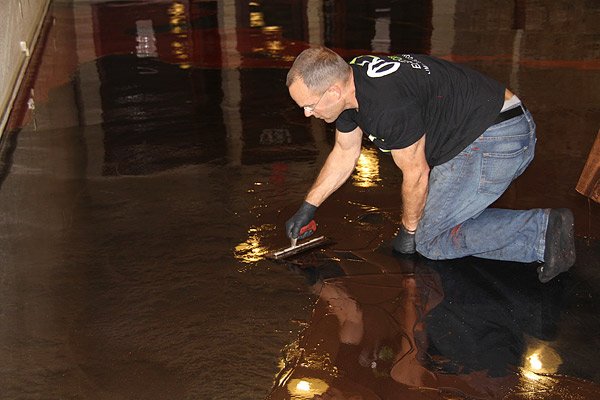 Metallic Epoxy Concrete Floor