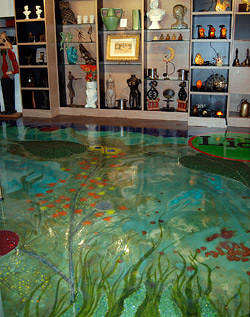 Decorative Concrete floor by Scofield