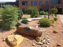 3-D concrete snake