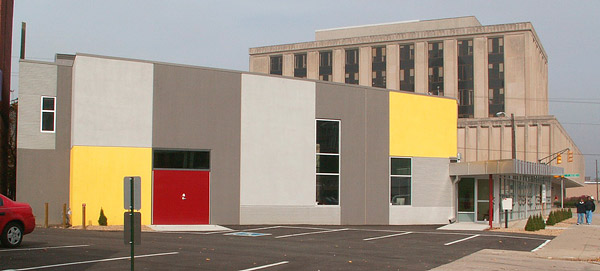 Tilt-up concrete can be configured as a system designed to work with an owners needs and a designers intent. Unlike many tilt-up boxes, this building is three-sided.