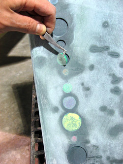 Others are removed with tweezers.