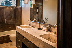 modern concrete bathroom