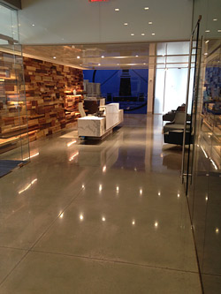 high end polished concrete floor