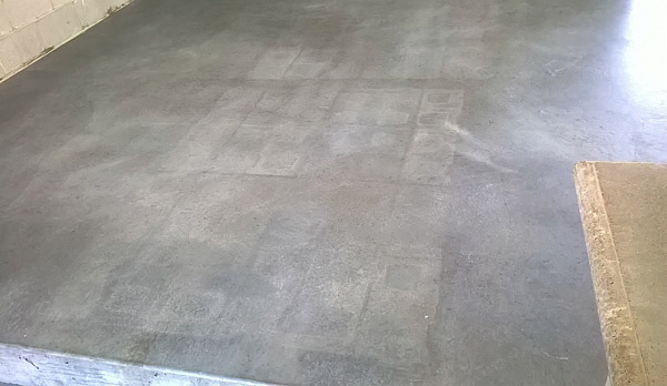 concrete blocks place on concrete