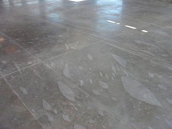 leopard spot concrete curing