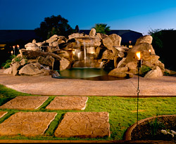 Sedimentary Walls, a product of the Lithocrete family, provide aesthetic interest and structural integrity. They
