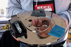 Edco Magna-Trap - Edco (www.edcoinc.com) now has Magna-Trap systems. Featuring a magnetic trapezoid (hence the name), the lines versatile equipment will accept different-height accessories.