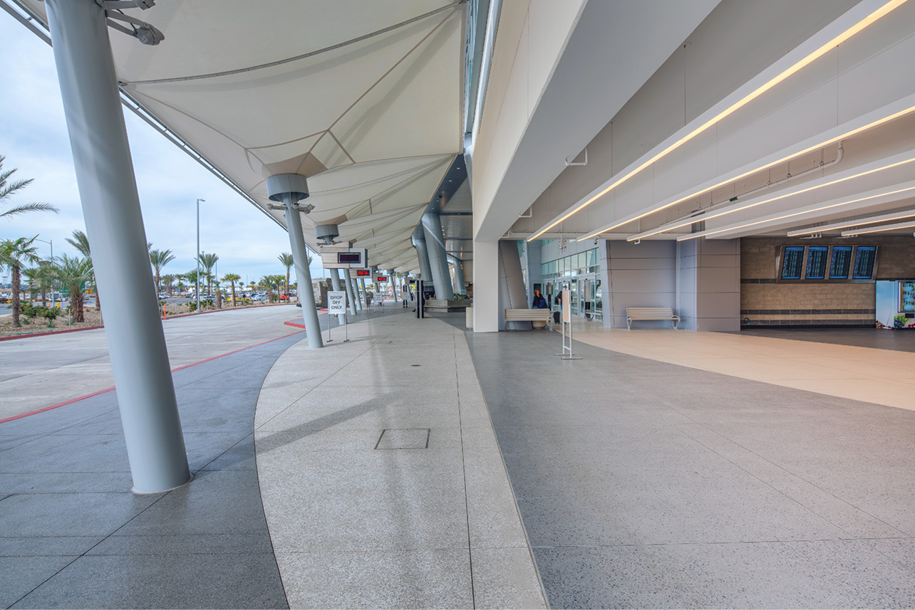 grey floor and rental car center in san diego