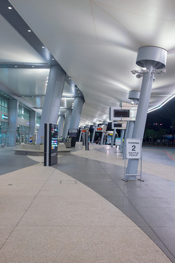 honed concrete with epoxy terrazzo