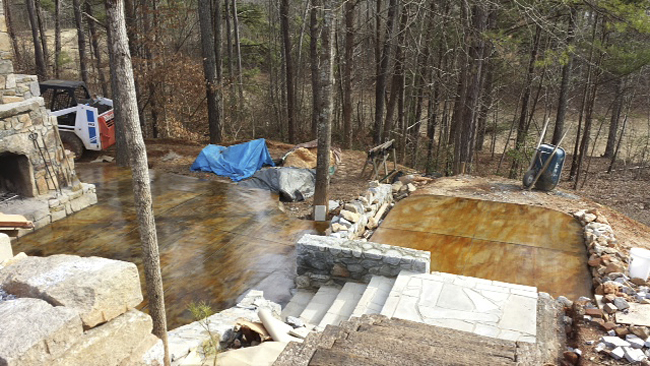 First Runner-up Capitol Decorative Concrete, Piedmont, South Carolina Outdoor grill project