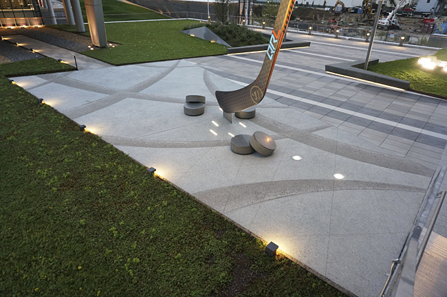 Integral/Color Hardener - Second Runner-up S&F Concrete and Triad Associates, Hudson, Massachusetts Boston Bruins facility