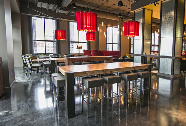 Stained Concrete - First Runner-up Architectural Concrete Inc., Louisville, Kentucky 8 Up Restaurant