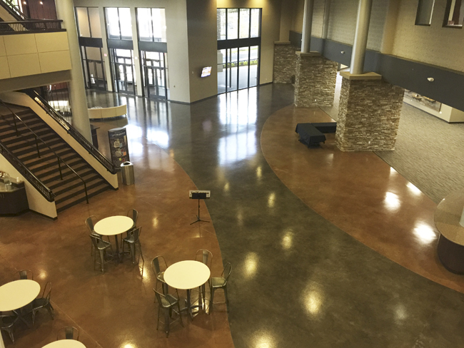 Stained Concrete - Second Runner-up Fuller Industries, Nashville, Tennessee Cornerstone Church