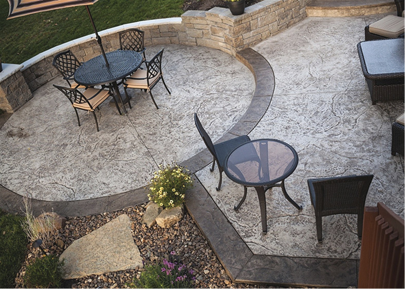Nearly every manufacturer of decorative concrete products has a systems approach to help contractors deliver consistent results on their projects. Photo courtesy of Townescapes, Batavia, Ohio