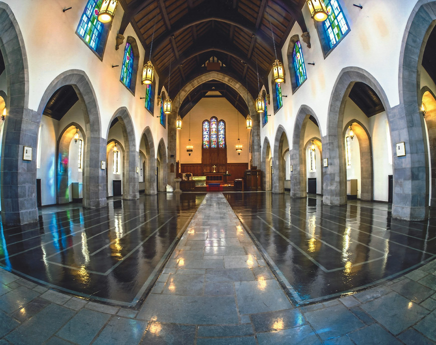 The creation of a prayer walk was crucial to the churchs modernization.