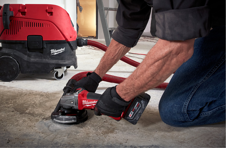 Battery life depends on how frequently and consistently a tool is used on the job site. Grinders, which typically are used continuously for hours, have proven to be a challenge.