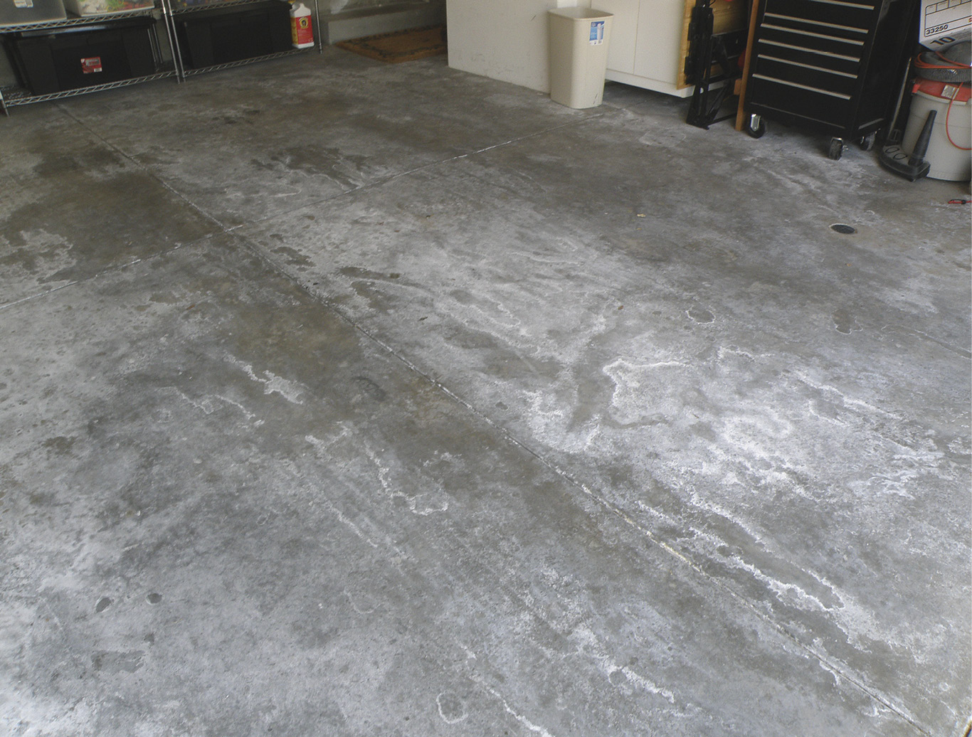 remediating moisture in concrete is important as moisture can come through due to your topographical location