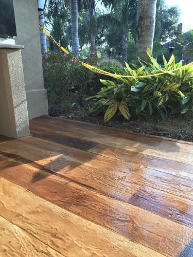 People got tired of the acid stains somewhat and the wood floors are the latest and the greatest. I think theyre beautiful. They have longevity and theyre only going to get more popular.