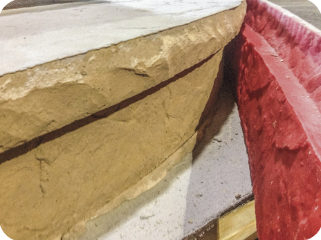 Upsell is a word Keith Boudart, sales manager for Aurora, Illinois-based Butterfield Color, uses a lot when talking about that companys one-piece form for steps.