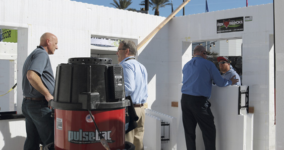 Meetings taking place at Decorative Concrete Live at World of Concrete 2018 with Pulse-bac.