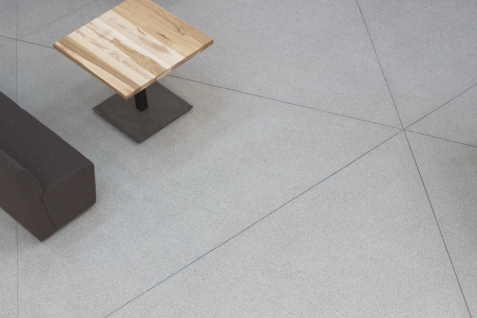Originally designed for polished concrete, this project instead entailed using Aggretex to produce a consistent finished product.