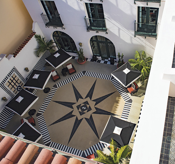 Originally built as the Hotel Californian in the 1920s, the existing hotel was restored to its original condition with ground up luxury hotel additions and a new parking structure.